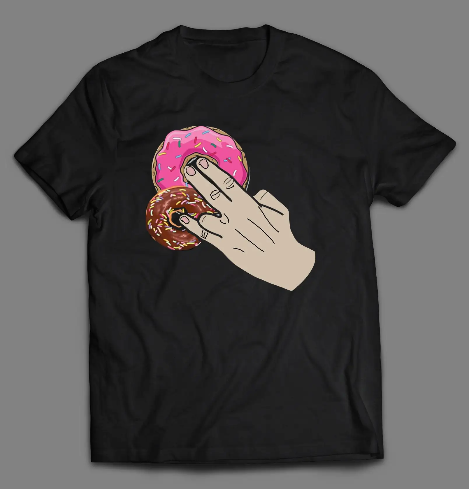 Two In The Pinky One Stinky Doughnut Funny T Shirt