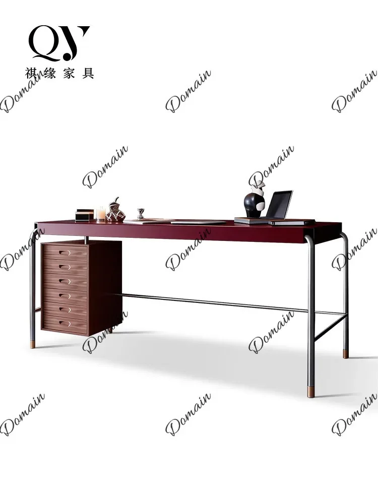BJ Computer Desk Desktop Home Office Special Stainless Steel Workbench With Drawers Desk