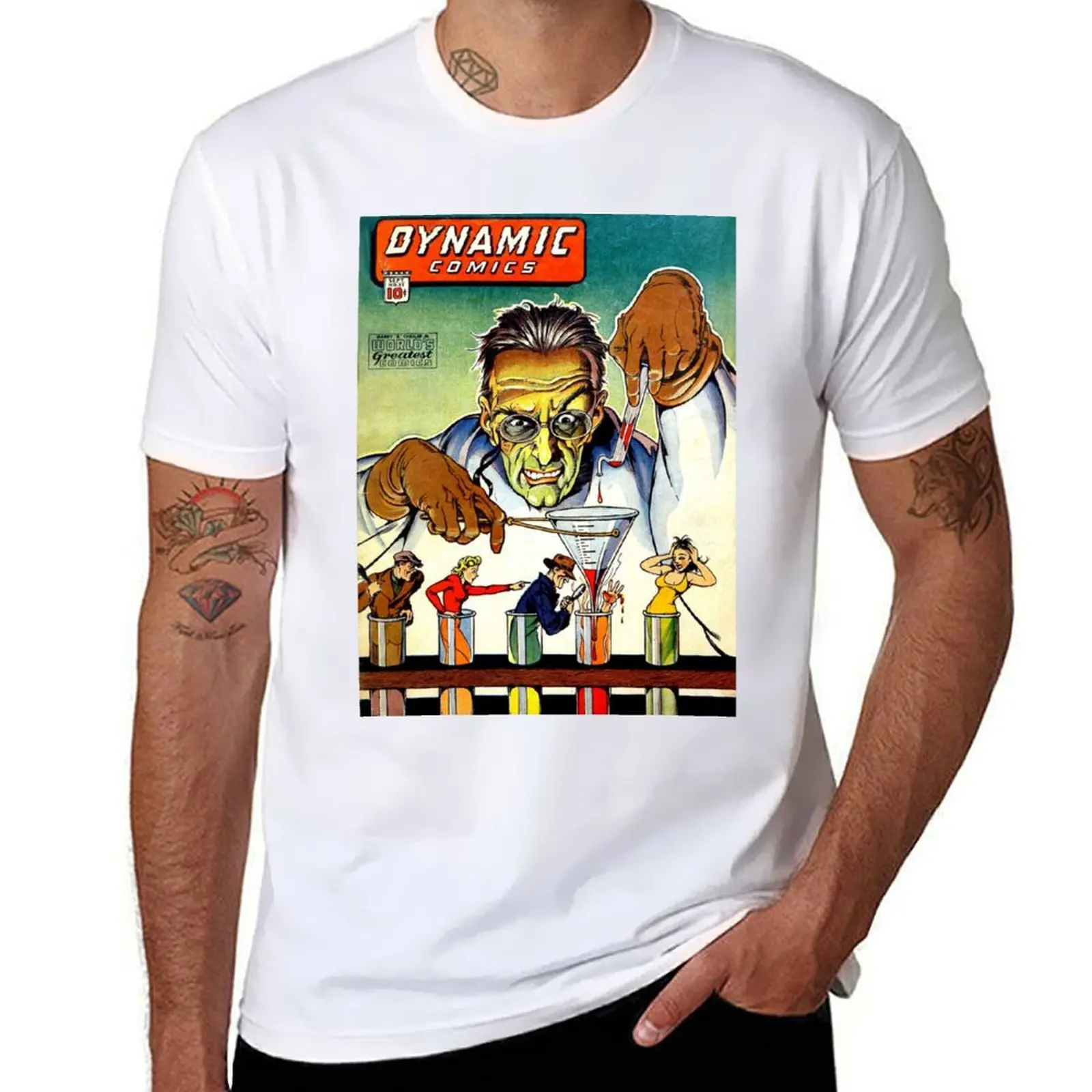 

Dynamic Comics - Retro Comics - Vintage Art T-Shirt t shirts designer T-Shirt