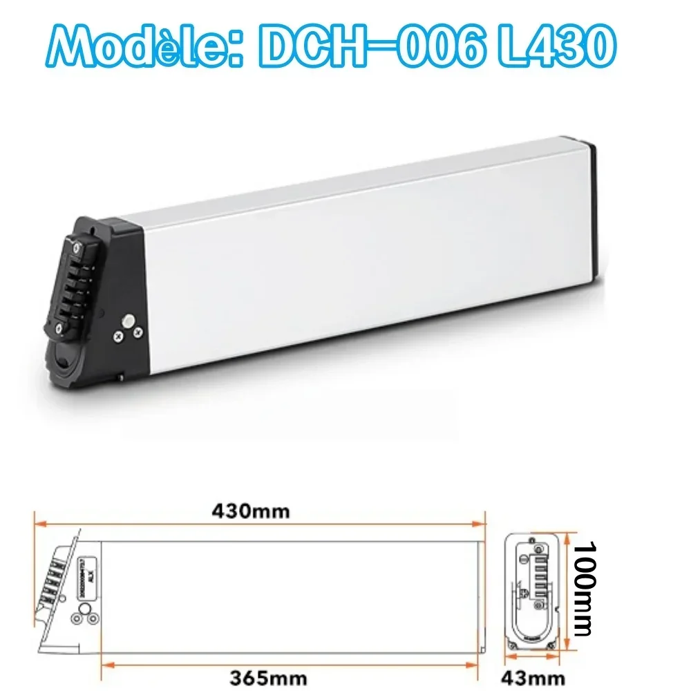 Folding Internal Lithium Ion Rechargeable Battery Pack 36V/48V (10.4Ah-17Ah) – Compatible with LO26 ZAPO Motor Batteries