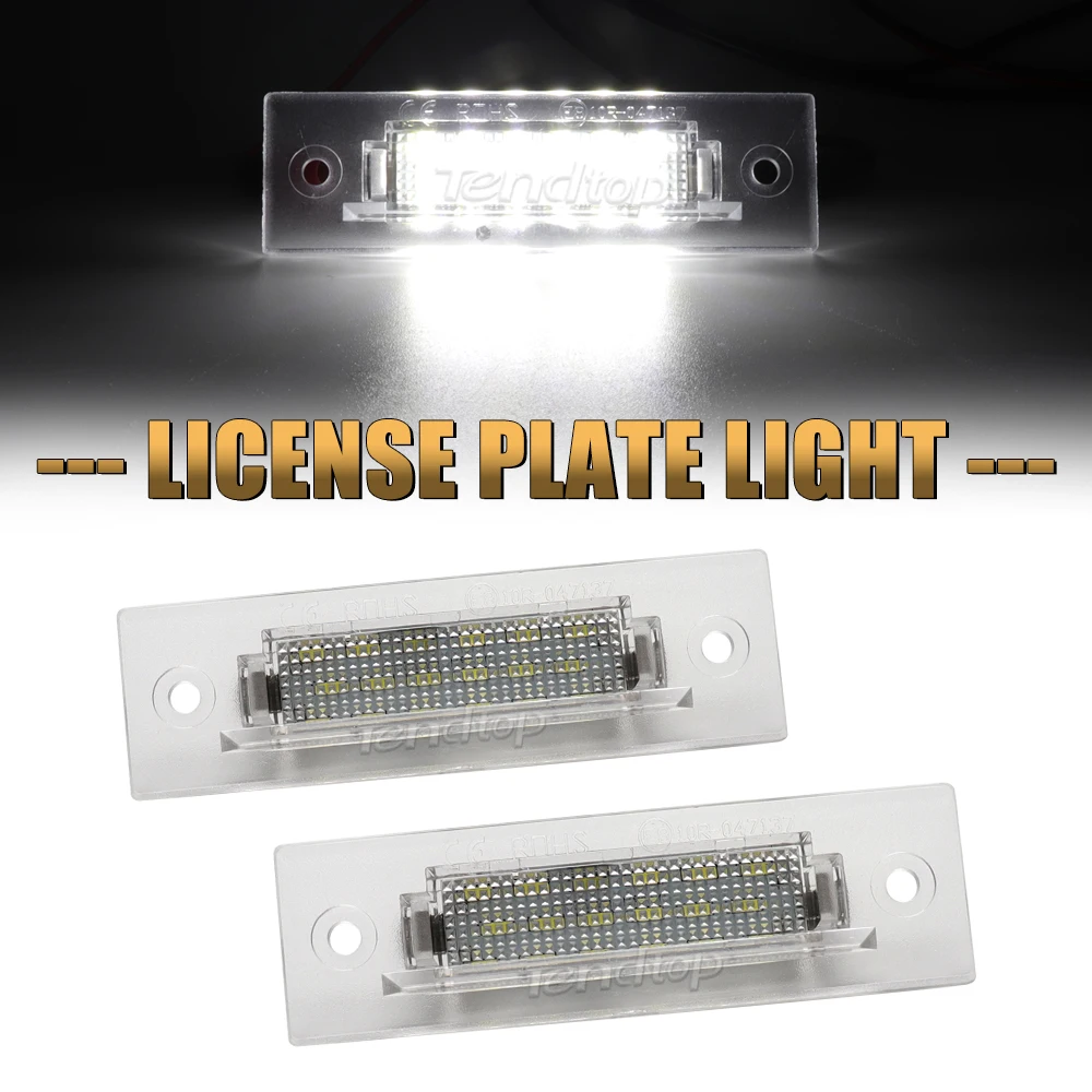 For Porsche LED License Plate Light For Porsche Boxster 986 1997-2004 964 968 993 996 9646316200101C Car Number Plate Lights