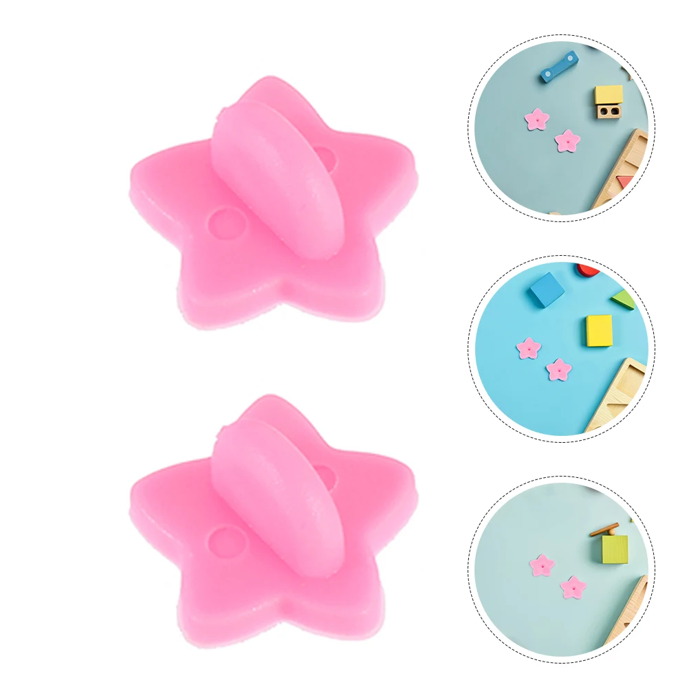 

200pcs Star Rubber Pin Backs Locking Butterfly Clutch Covers Brooch Lapel Hat Badge Jewelry Accessories Durable Replacement For