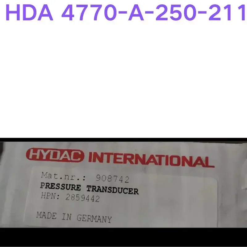 Brand-new Pressure sensor HDA 4770-A-250-211