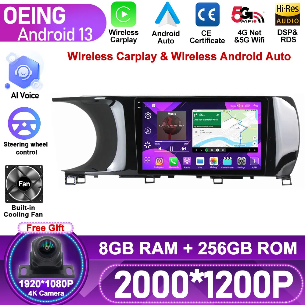 

For Kia K5 3 III 2020 - 2021 Android Autoradio Car Radio Multimedia Stereo Video Player Carplay Auto GPS No 2din Rear Camera