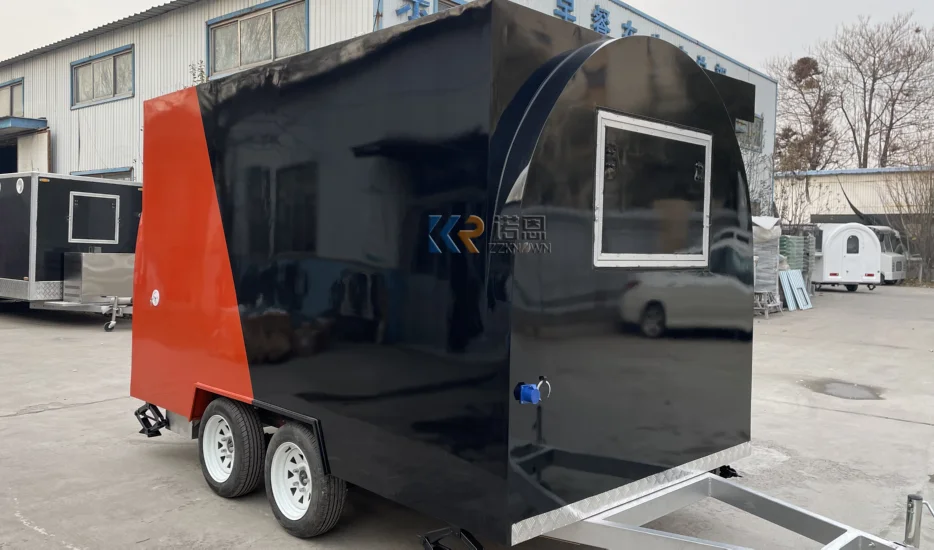 Mobile Kitchen Customized Food Trailer Fully Equipped Fast Food Catering Trailers Pizza Coffee Cart