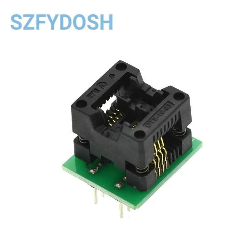 SOP8 auf DIP8 150mil Programmierer SOP8 Adapter Sockel SOP8(16)-1,27 für EZP2010 EZP2013 CH341A IC test