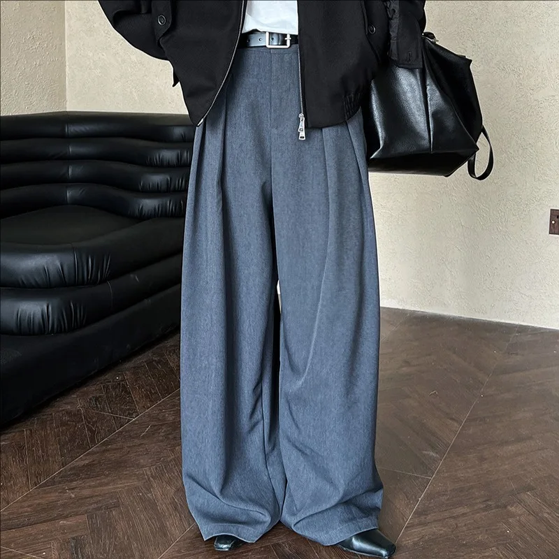 

Autumn new casual trousers wide leg loose pleated women's pants