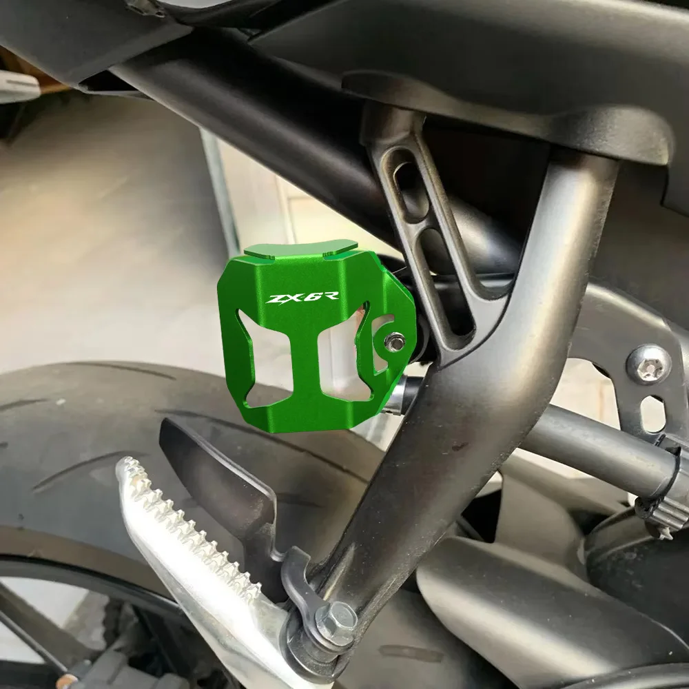 ฝาครอบป้องกันถังน้ำมันเบรกหลัง สำหรับรถคาวาซากิ ZX6R ปี 2000-2029 2020 2021 2022 2023 2024 2025 2026