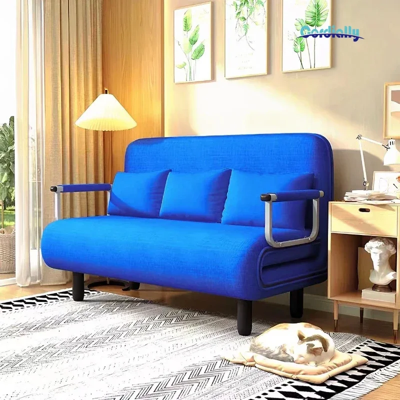 Modern Foldable Sofa Bed Multi Functional Living Room Double Push Retractable Couch Trending Home Furniture