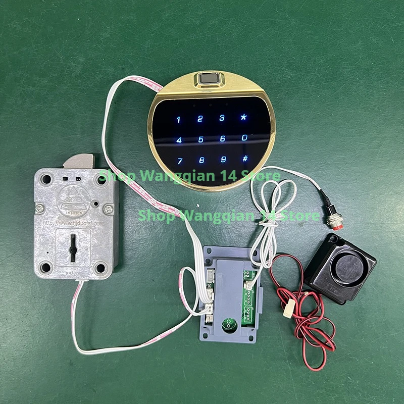 1Set D-427 Fingerprint Electronic Safe Lock Digital Password Keypad Home Security Anti-theft Cabinet Lock