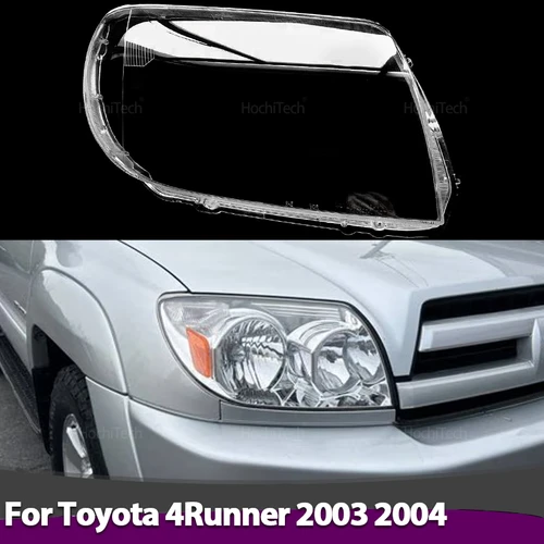 1 par de cubiertas de lente de faro delantero para Toyota 4Runner 2003 2004, cubierta transparente para faro de coche, pantalla de lámpara, carcasa para capó