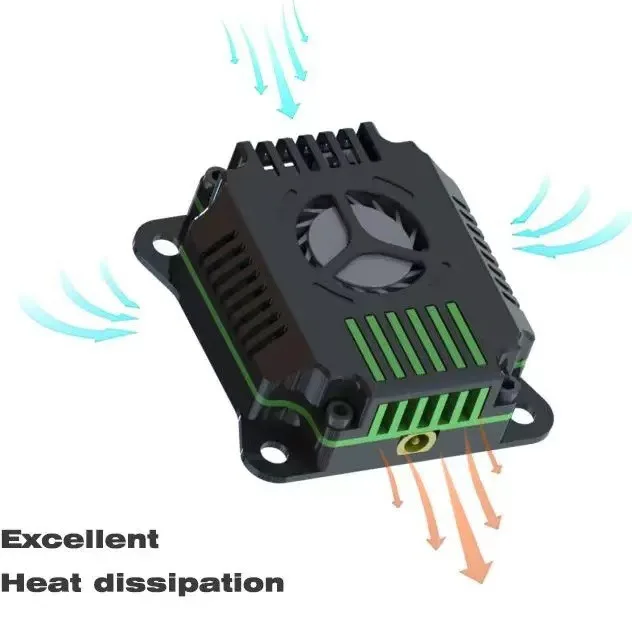 4.9G-6.1G image transmission 2.5W high power FPV traverser VTX fixed wing traverser 48ch TBS protocol