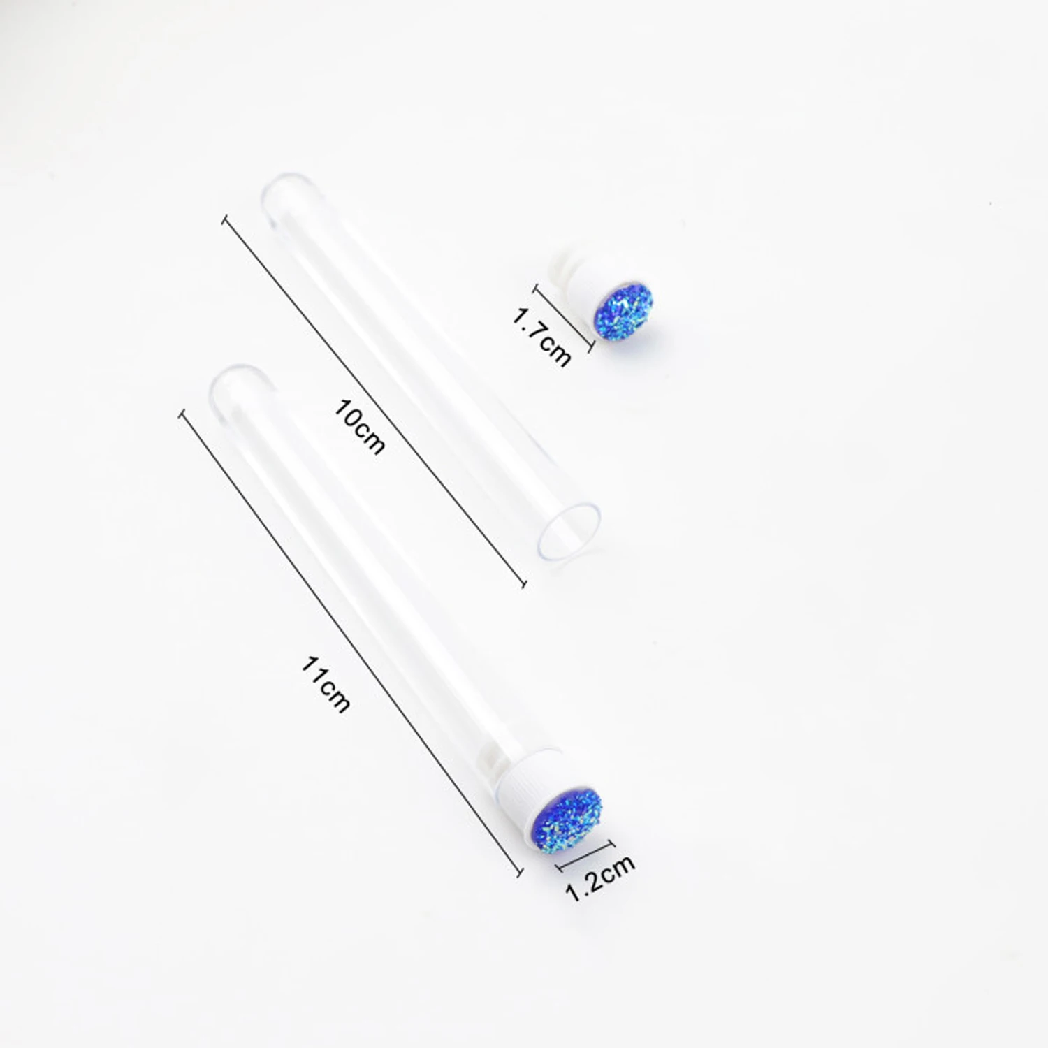 TDANCE 50Pcs Crystal Makeup Brushes Tool Add Tube Set Cosmetic Blending Beauty False Eyelashes Extension Reusable Make Up Brush