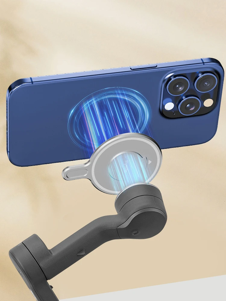 Magnetic Ring Clamp Holder Phone Mount Bracket Adapter for DJI OSMO Mobile 7P 6 Handheld Stabilizer