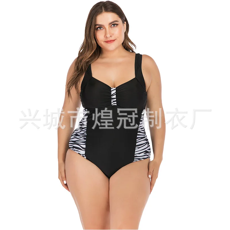 

European and American one-piece swimsuit lady sexy printing sling conservative swimsuit triangle conjoined swimsuit bikini