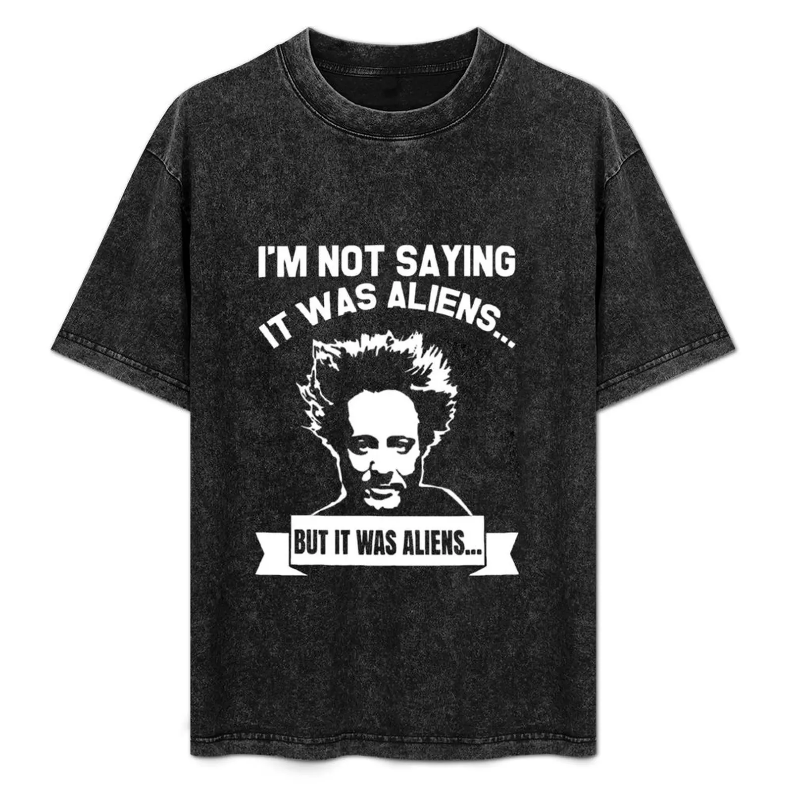 

It-was-Aliens-Giorgio-A-Tsoukalos-T-Shirt Soft Stretch Short Sleeve Top
