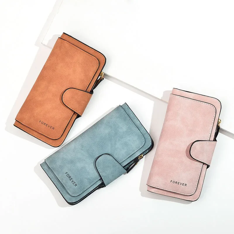 Women Wallets Fashion Lady Wristlet Handbags Long Money Bag Zipper Coin Purse Cards ID Holder Clutch Woman Wallet Burse Notecase