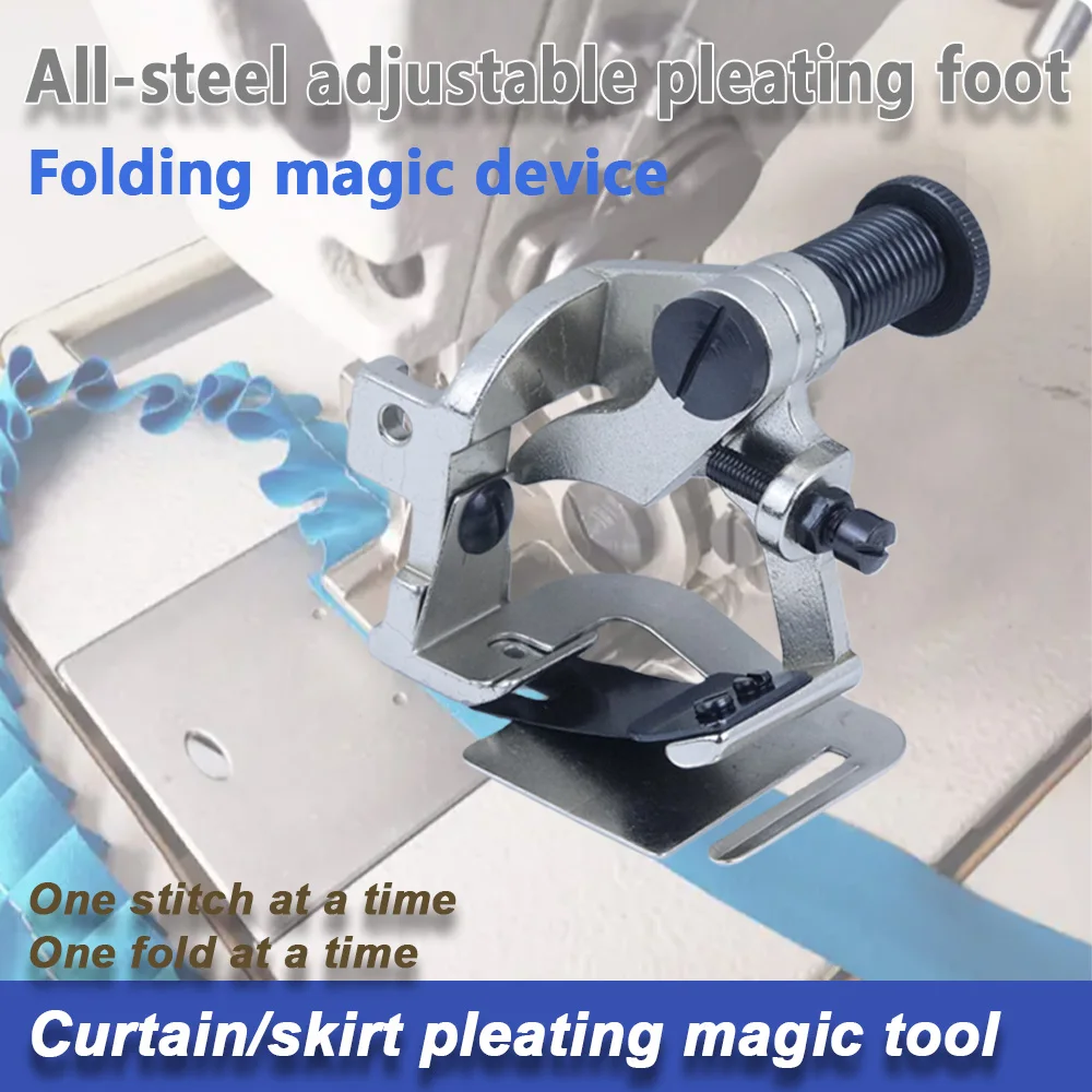 

Industrial Sewing Machine Pleating Presser Foot Wrinkles Presser Foot Clothing Pleating Presser Foot Big folds