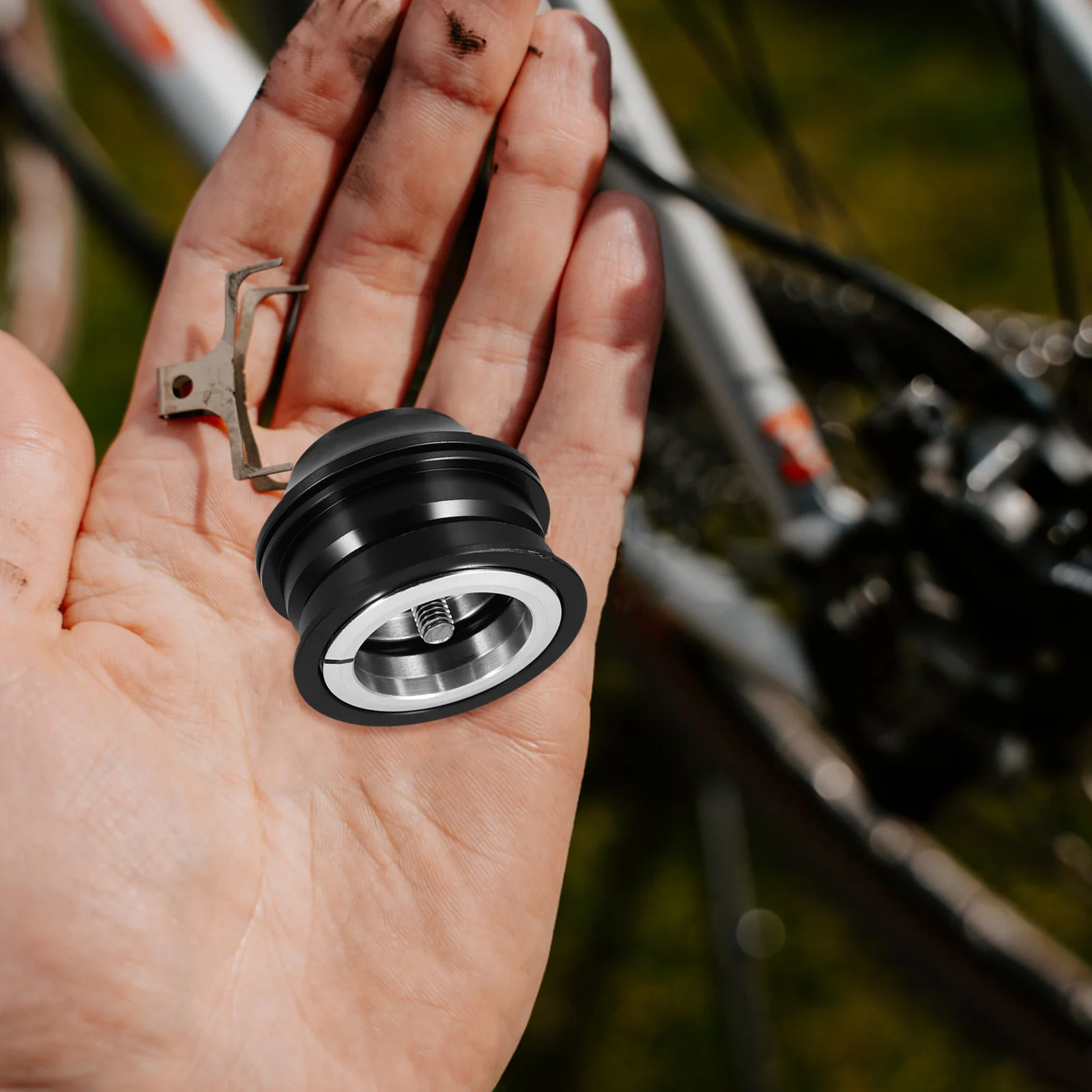 

Aluminium Alloy Bike Headset Bearing 44mm Internal Lightweight Durable Smooth Riding Bicycle Repair Replacement Parts