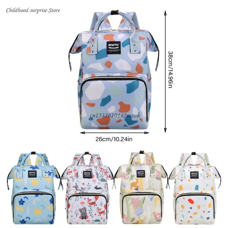 Mother Travel Backpack Comfortable Shoulder Strap Baby Diaper Storage Case Bag Dropship