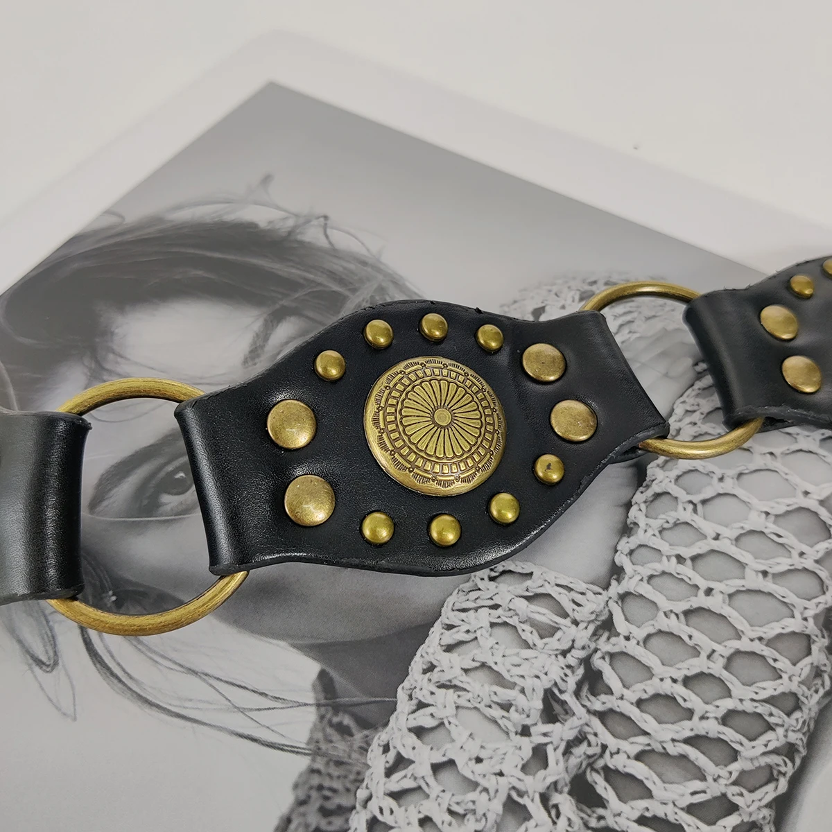 حزام رعاة البقر الغربي للنساء جديد أمريكي حجم كبير حزام برشام بني عتيق عالي الجودة حزام جينز متعدد الاستخدامات مع نمط Ins #6