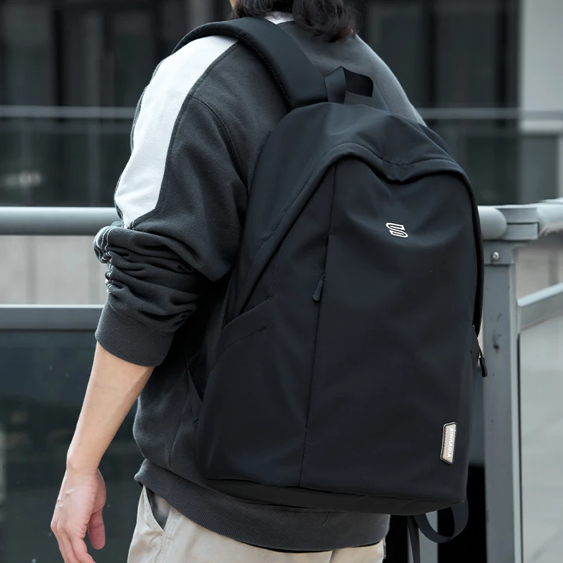 Ransel Perjalanan Wanita Pria Kasual Ransel PC 15.6 Inci Oxford Ringan Tas Buku Perguruan Tinggi Remaja Tahan Air