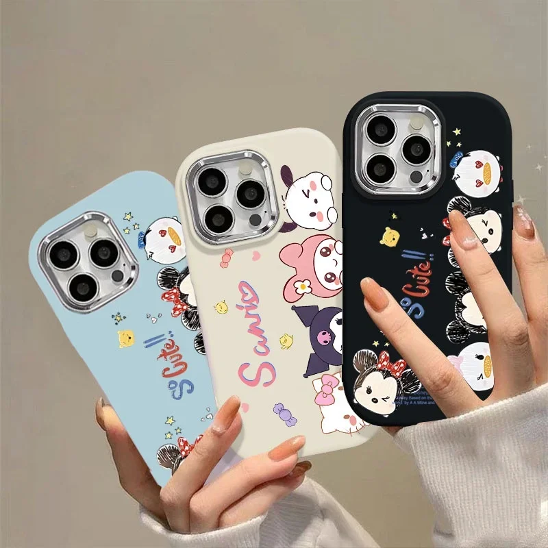 

Милый чехол для телефона с Микки Маусом для пары для Xiaomi POCO X5 F5 X3 M6 Pro 15 Ultra 12 Pro 11 Lite 5G NE, мягкий силиконовый чехол