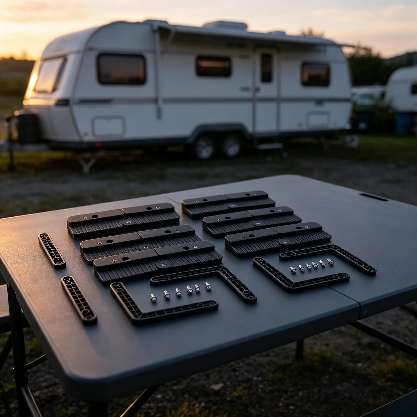 For Rv Rooftop Installation Yacht Pv Panel Holder Fireplace Part Solar Panel Cooling Stand Elevated Design For Airflow