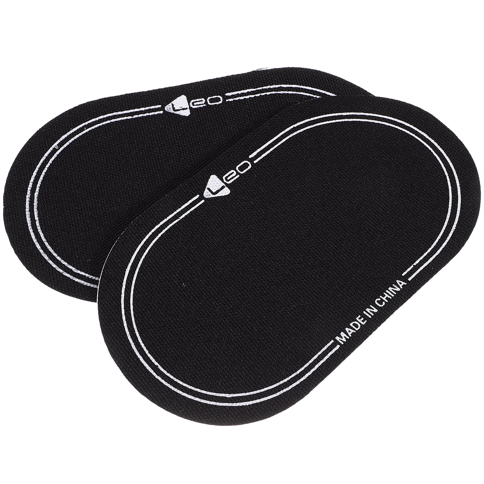 

2 Pcs Drum Kit Screen Protector Guitar Pedals Bass Pad Ground Pads Household Head Supplies Percussion Skin Patch Accessories