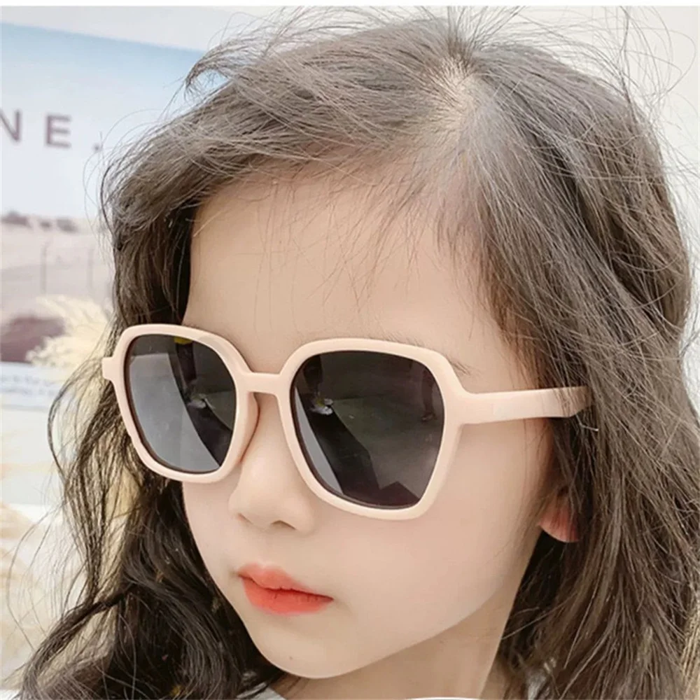 New Kids Sunglasses Sun Glasses Simple Versatile Square Cute Baby Eyewear Trend Girls Boy Eyeglasses Uv400 Children Gift