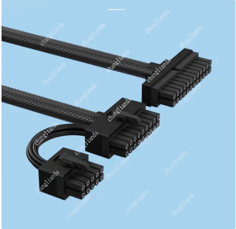 Straight Head Motherboard 24PIN Modular Cable Full Modular One-Line Power Supply Cable