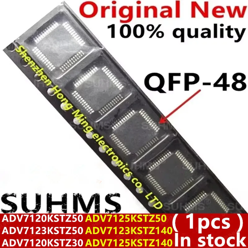 (1 Stück) 100 % neu ADV7125KSTZ140 ADV7123KSTZ140 ADV7125KSTZ50 ADV7123KSTZ50 ADV7120KSTZ50 ADV7120KSTZ30 QFP-48