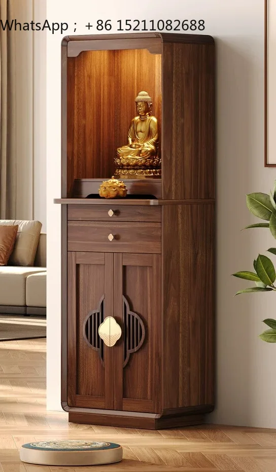 SCY household Guanyin Bodhisattva offering table God of Wealth placement cabinet, incense table in the living room