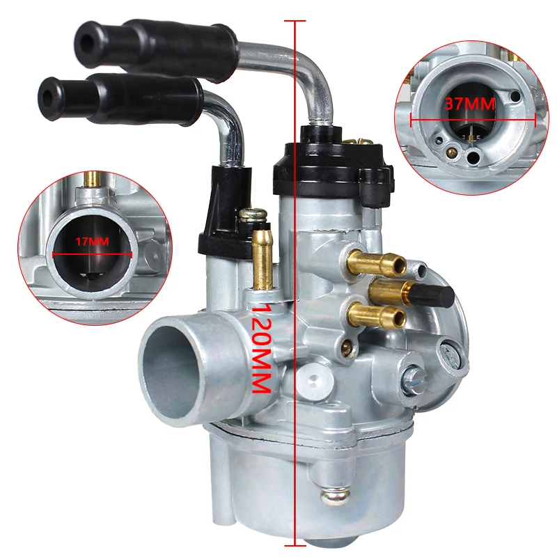 for PHVA17 17.5 Dellorto 17mm Replacement Carburetor for Aerox 50/ Minarelli PHBN-17.5mm Style 2 Stroke Motorcycle Carburetor