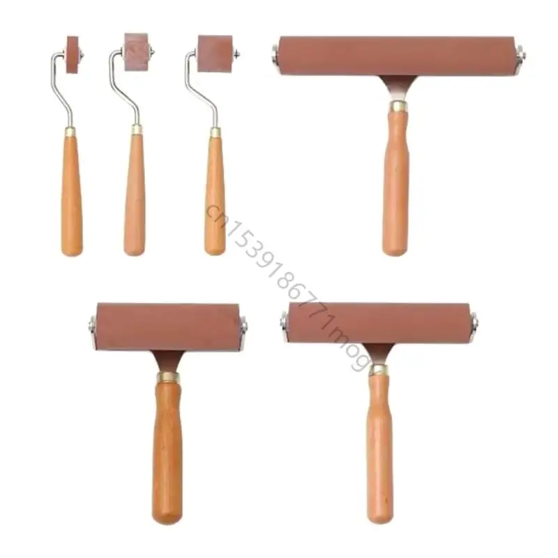 أداة المطاط Brayer لصناعة الطباعة ، والطباعة ، والختم ، وخلفية الأسطوانة R7ub