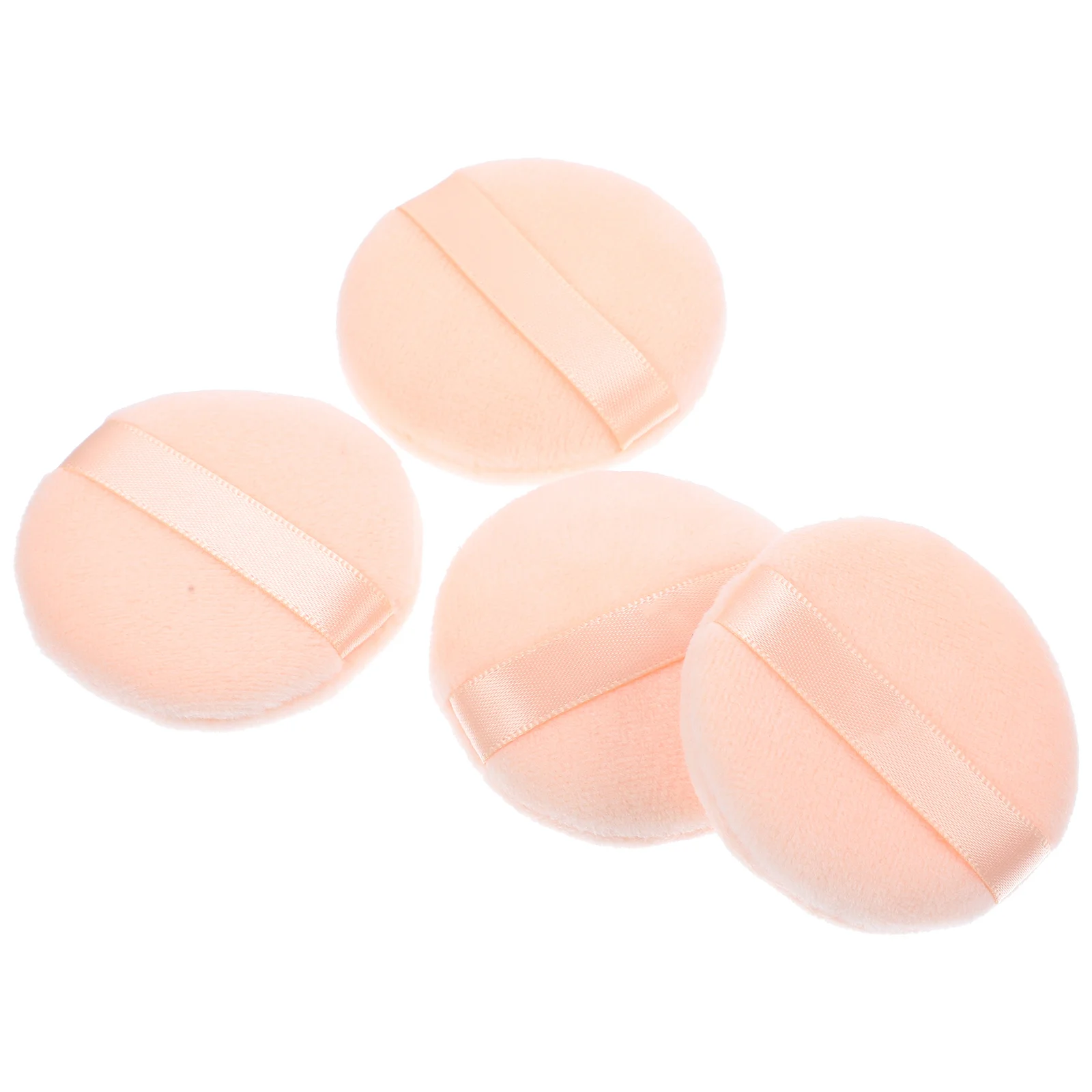 

4 Pcs Puff Sponges Loose Powder Body Round Foundation Brush for Liquid Makeup Puffs