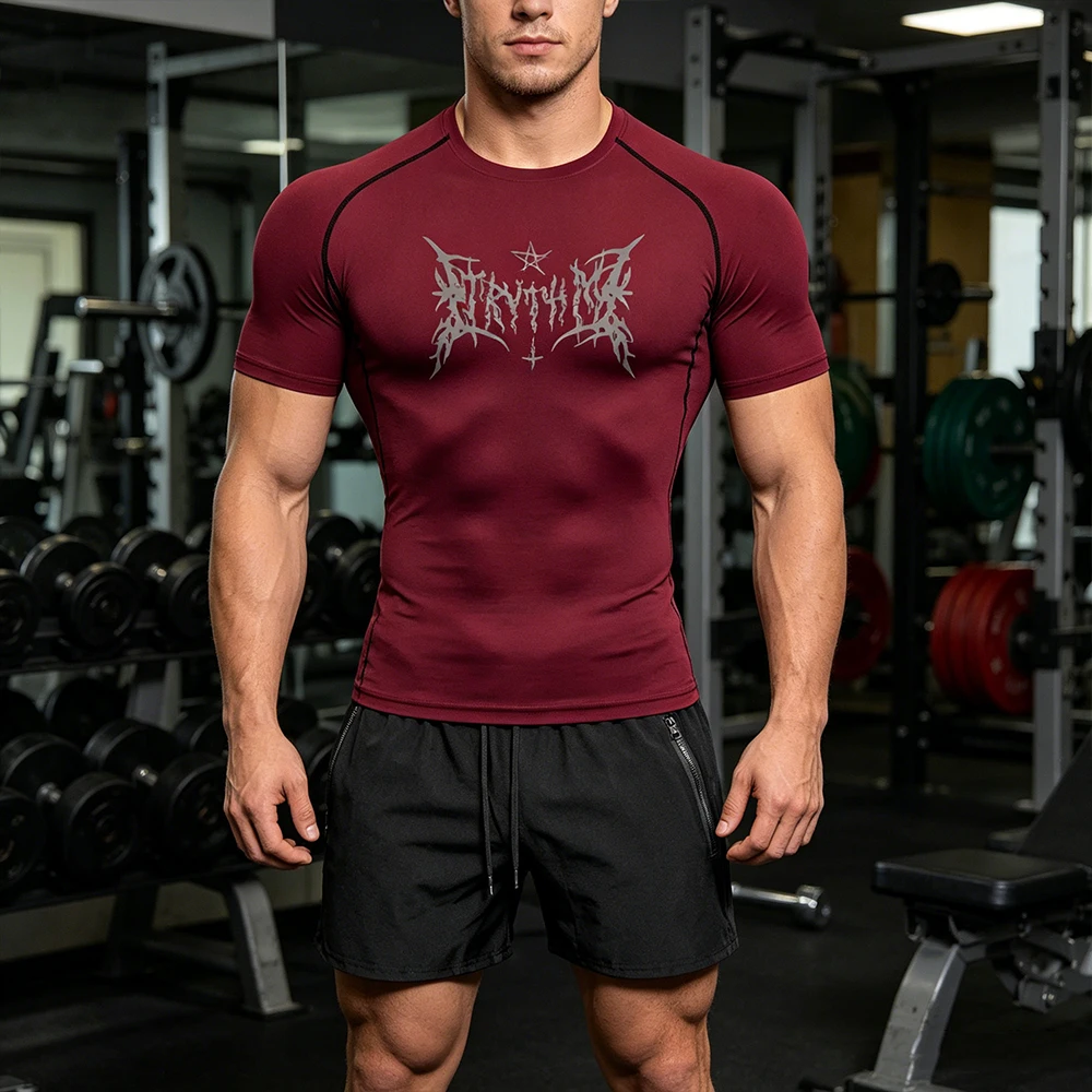 Męski zestaw 2-częściowy: goty – Compression Shirt Workout recenzja i cena