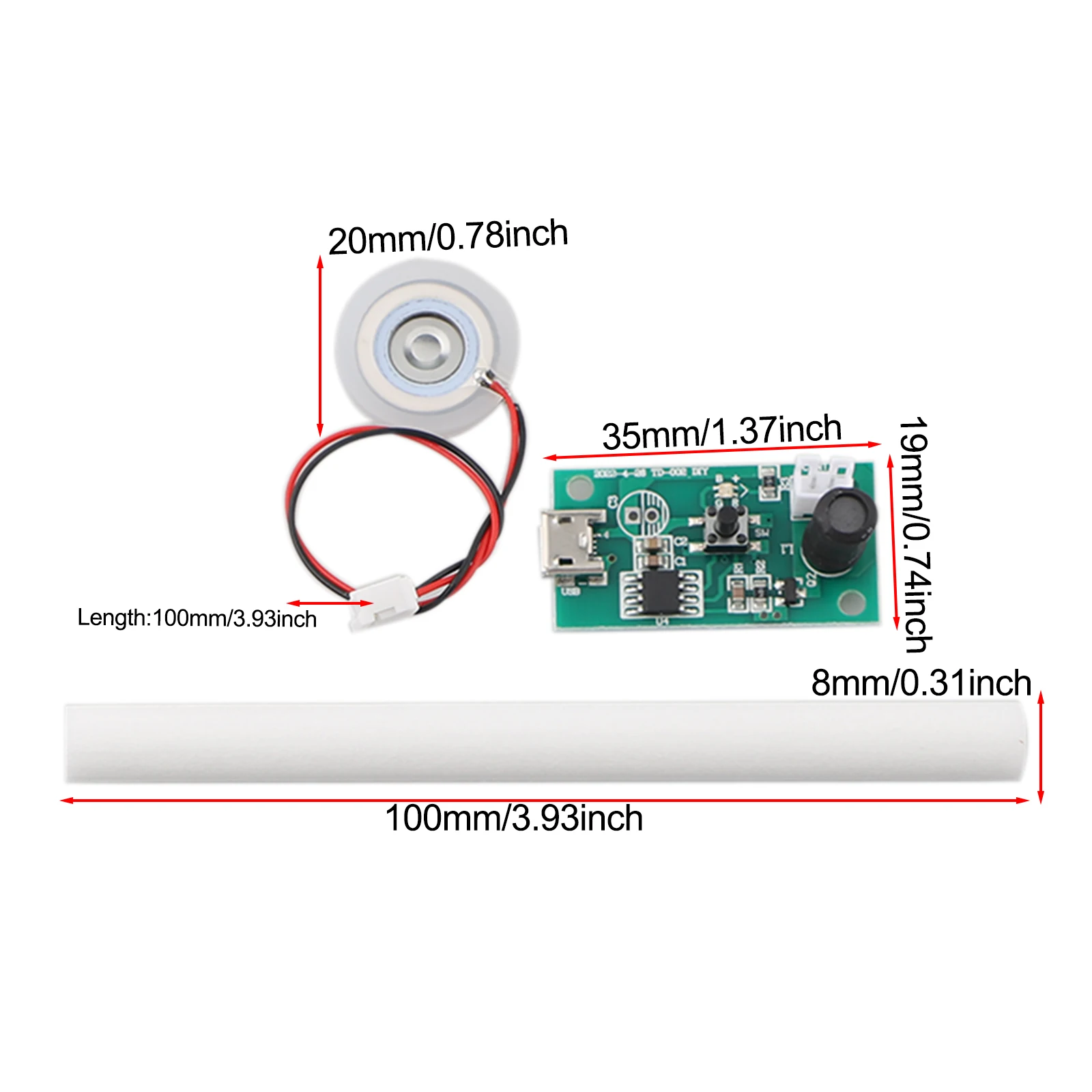 

4PCS Mist Maker Fogger Atomiser Film Plate Accessories Rubber Seal Humidifier Heating, Cooling And Ventilation Systems Tools