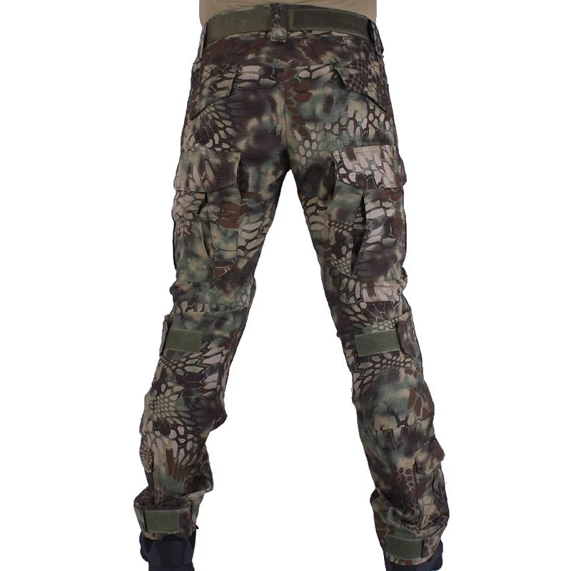 Mens Gen2 Uniform Kryptek Mandrake Camouflage Hunting Clothes Shirt Pants Men Suit With Knee Elbow Pads