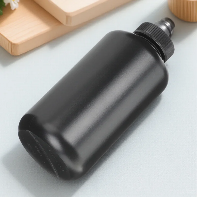 

500Ml Plastic Reagent Bottle Black Square Narrow Mouth Lab Liquid Storage Container For Sample Solution Uv Protection Reagent