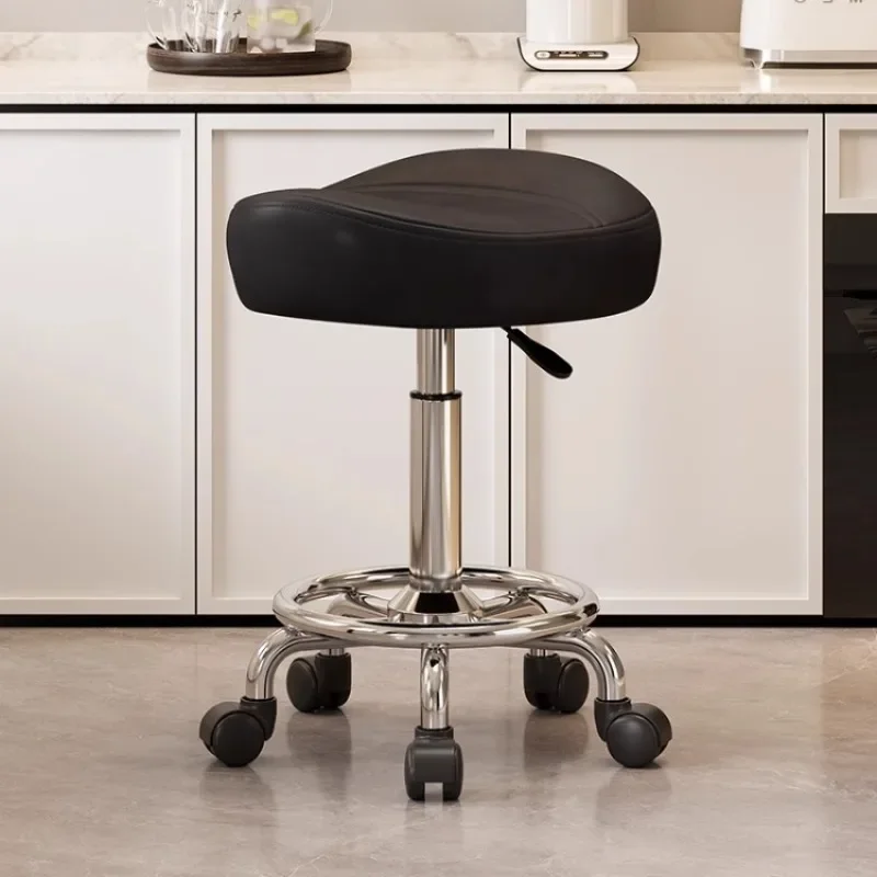 Kursi sadel, kursi bar, kursi khusus potong rambut, bangku masak dapur, dapat mengangkat bangku meja resepsionis