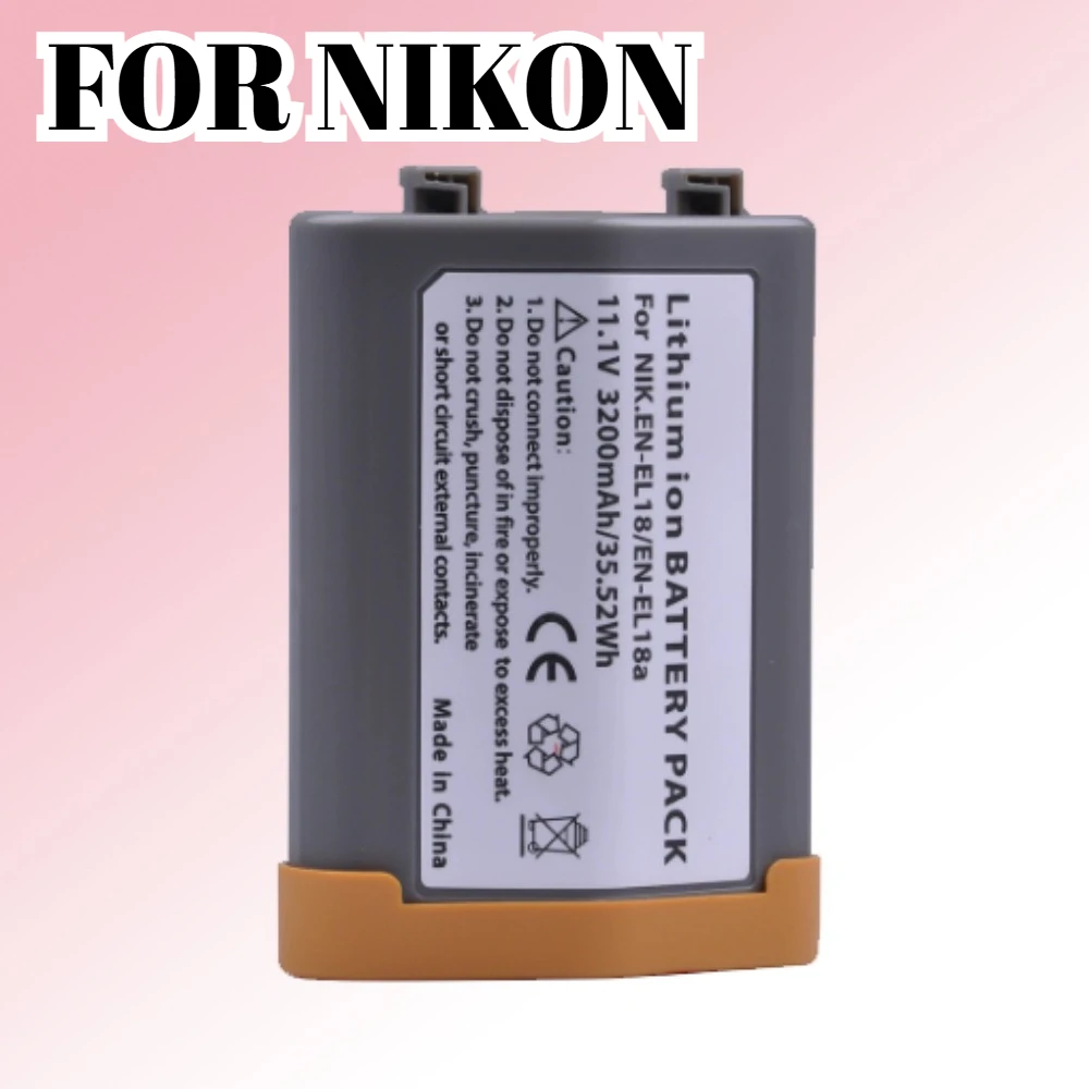 

ENEL18 ENEL18A EL18C аккумулятор 3200 мАч для флагманской зеркальной камеры Nikon Z9 D4 D4S D5 D6 D3 D3S D3X