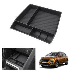 RUIYA for Dacia Sandero 3 / Sandero Stepway III / Dacia Jogger Car Central Console Storage Box Auto Dacia Sandero 3 Accessories