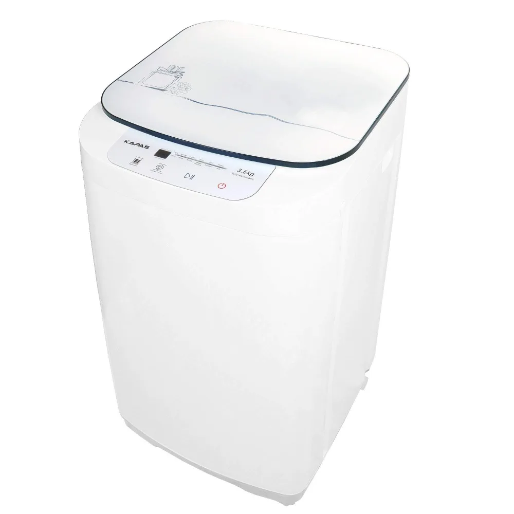 

Compact Washing Machine, Fully Automatic 2-in-1 Washer and Spin Dryer Machine Build-in Pump and Long Hose, Capacity 8 Lbs.