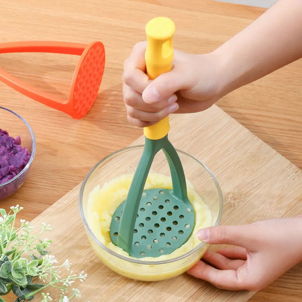 

2Pcs Manual Potato Masher Food Grinding Tool PP Material Baby Food Crusher Multifunctional Kitchen Vegetable Masher Kitchen