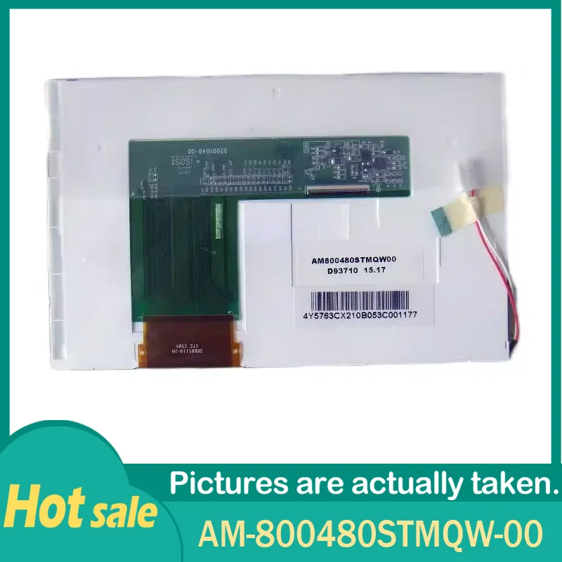 

100% Original AM-800480STMQW-00 AM800480STMQW00 7" Inch 800*480 Industrial LCD Screen Panel