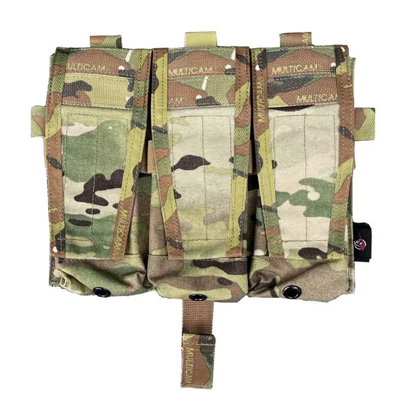 

Tactical M4 Triad Magazine Pouch Airsoft Multicam Mag Pouch for Tactical Vest CP AVS JPC Vest Molle Front Panel Gear