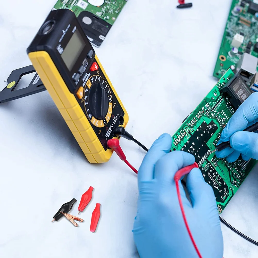 20 mini clip per test a coccodrillo senza denti, clip in rame massiccio elettriche, 5Amp con copertura isolante protettiva per saldatura CALDA