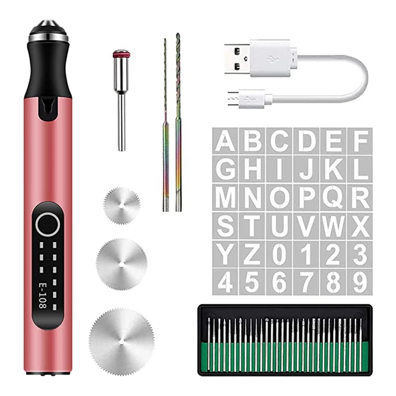 Rechargeable Electric Engraving Pen – Mini DIY Etching Tool for Glass, Wood, Stone 1