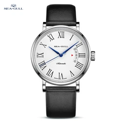 2023 Seagull 40mm Business Watch Automatic Mechanical Watch Stainless Steel Sapphire Glass 50M Waterproof Reloj Hombre 6164